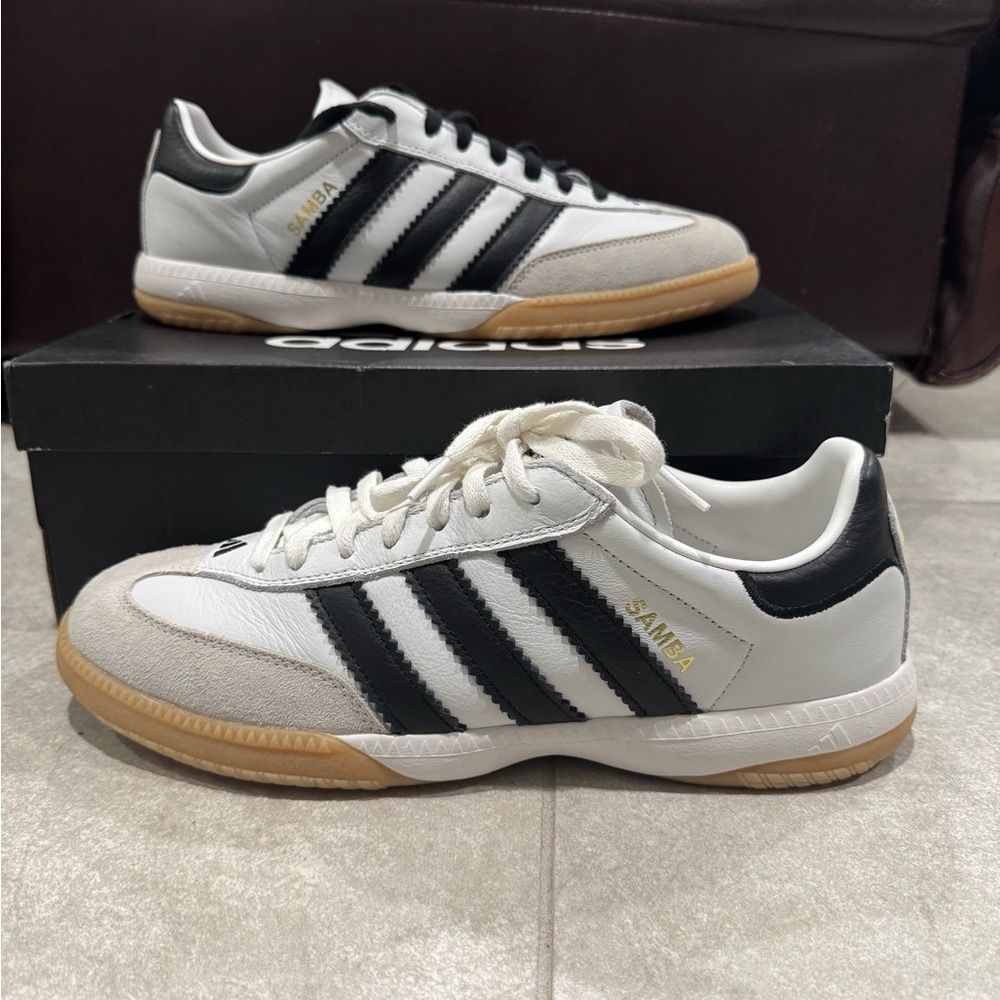 Size 11.5 - Adidas Originals Samba Millennium MN Black White Gum IF1953 Men’s